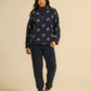 Women pajama in vintage flowers