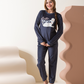 Girls' long sleeve pajamas Fluffy and fancy