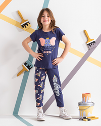 Girls' pajamas, half sleeves, Pentacore Dumbo