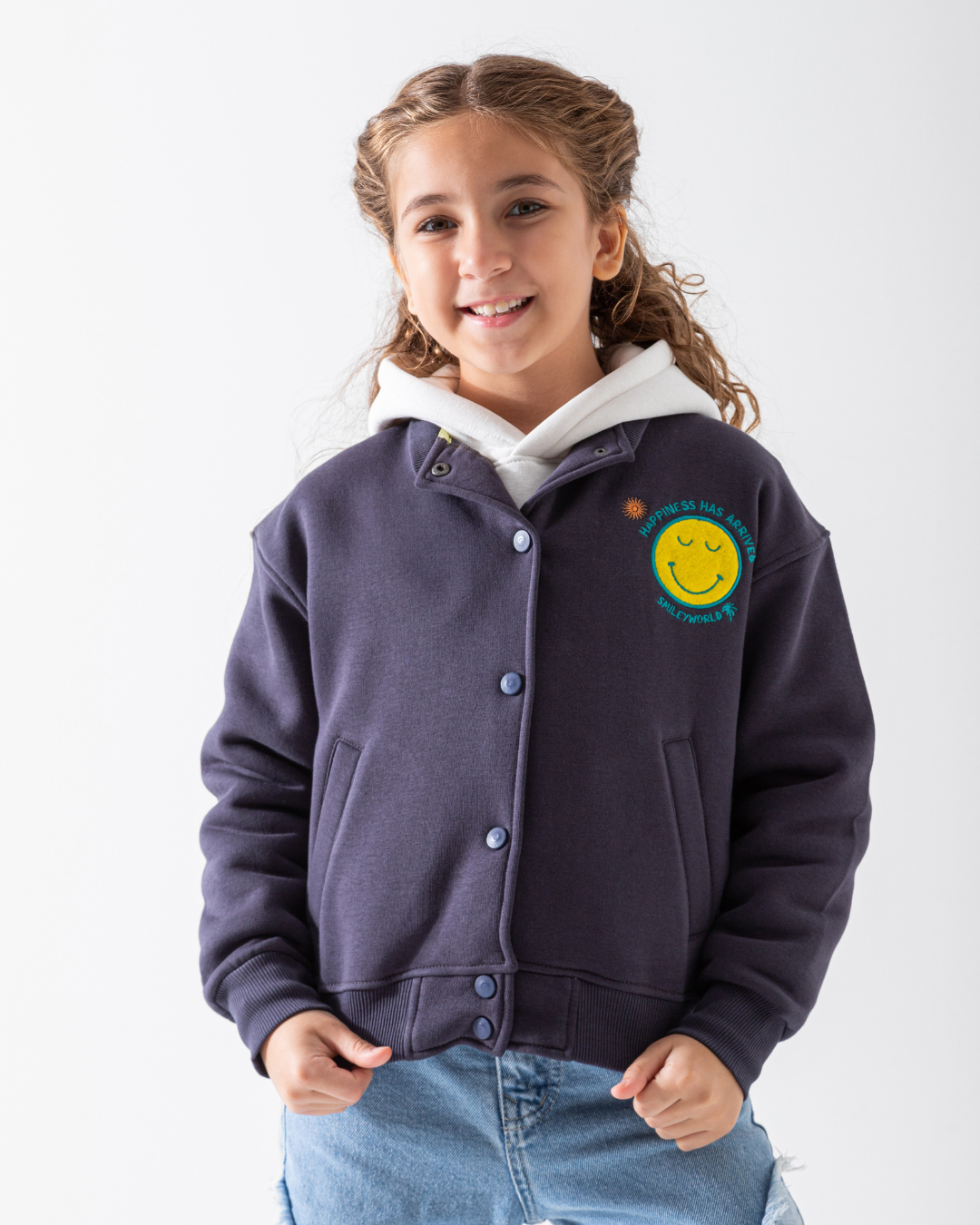 Happy Summer vibes سويت تيشرت بيسبول