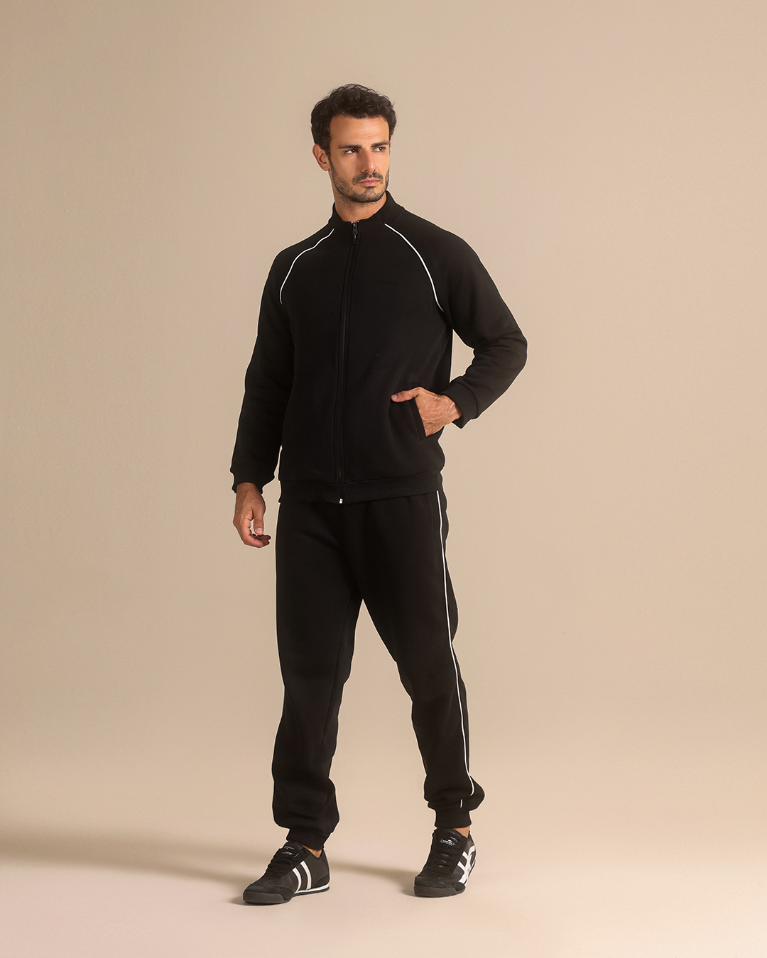 Raglan-sleeve tracksuit