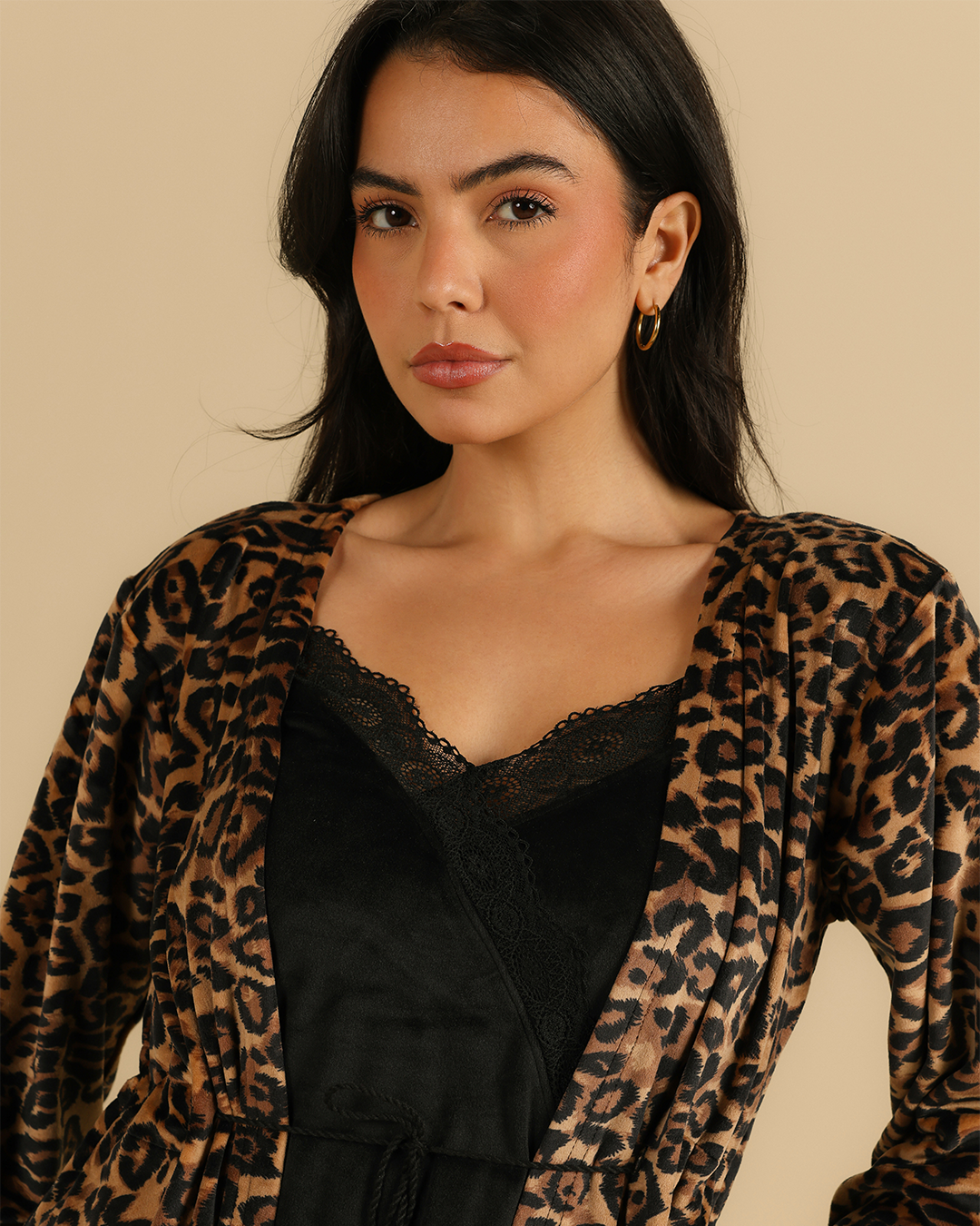 نايت شيرت طويل مع روب تايجر