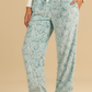 Abstract floral women pants