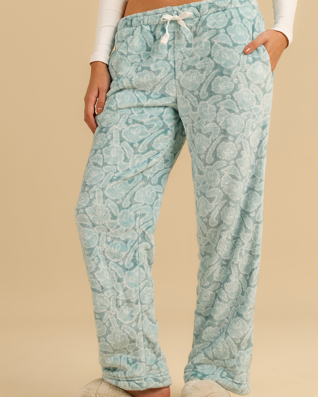 Abstract floral women pants