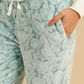 Abstract floral women pants