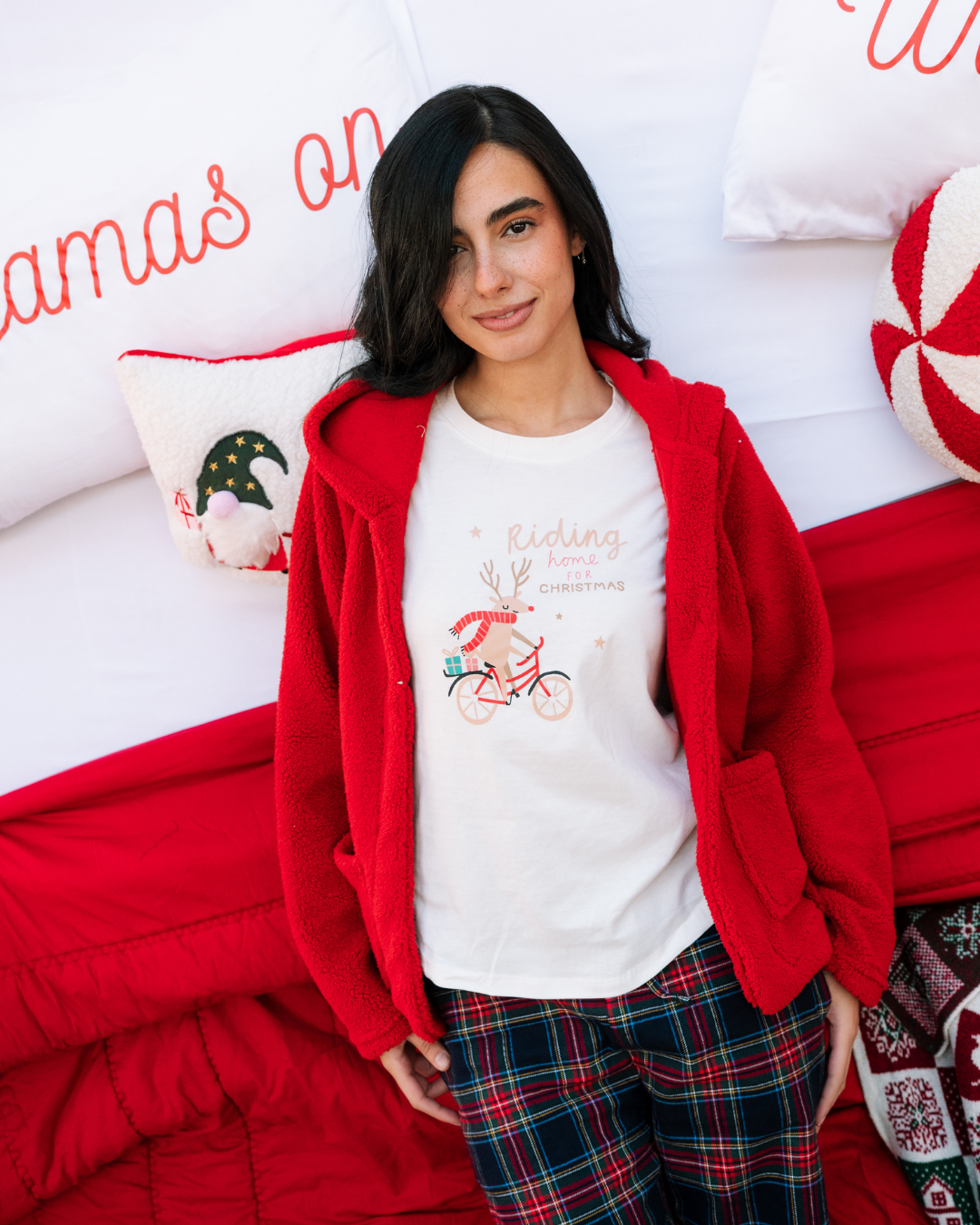 3-piece Christmas Vibes Pajamas