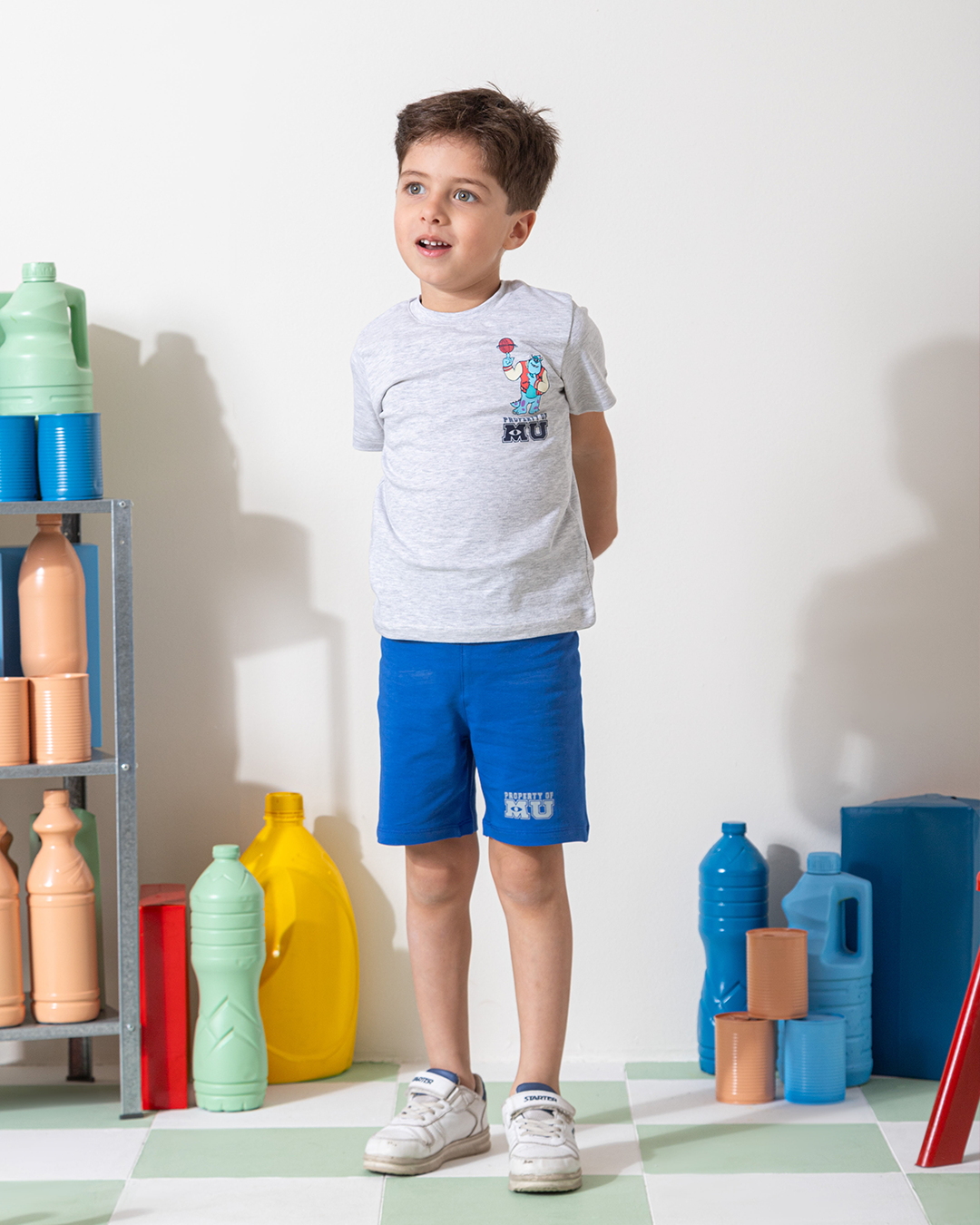 MARVY Monsters University بيجامة اولادي وسط شانيه