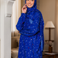 Women's triangle viscose lace-up