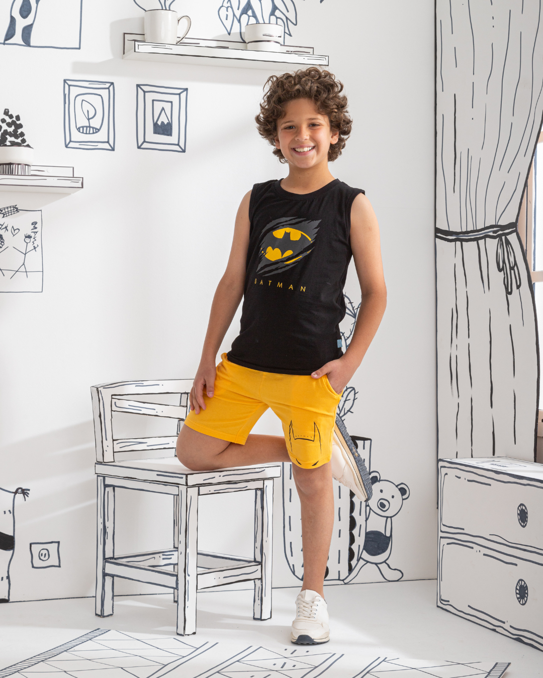 Batman بيجاما أولادي كَت