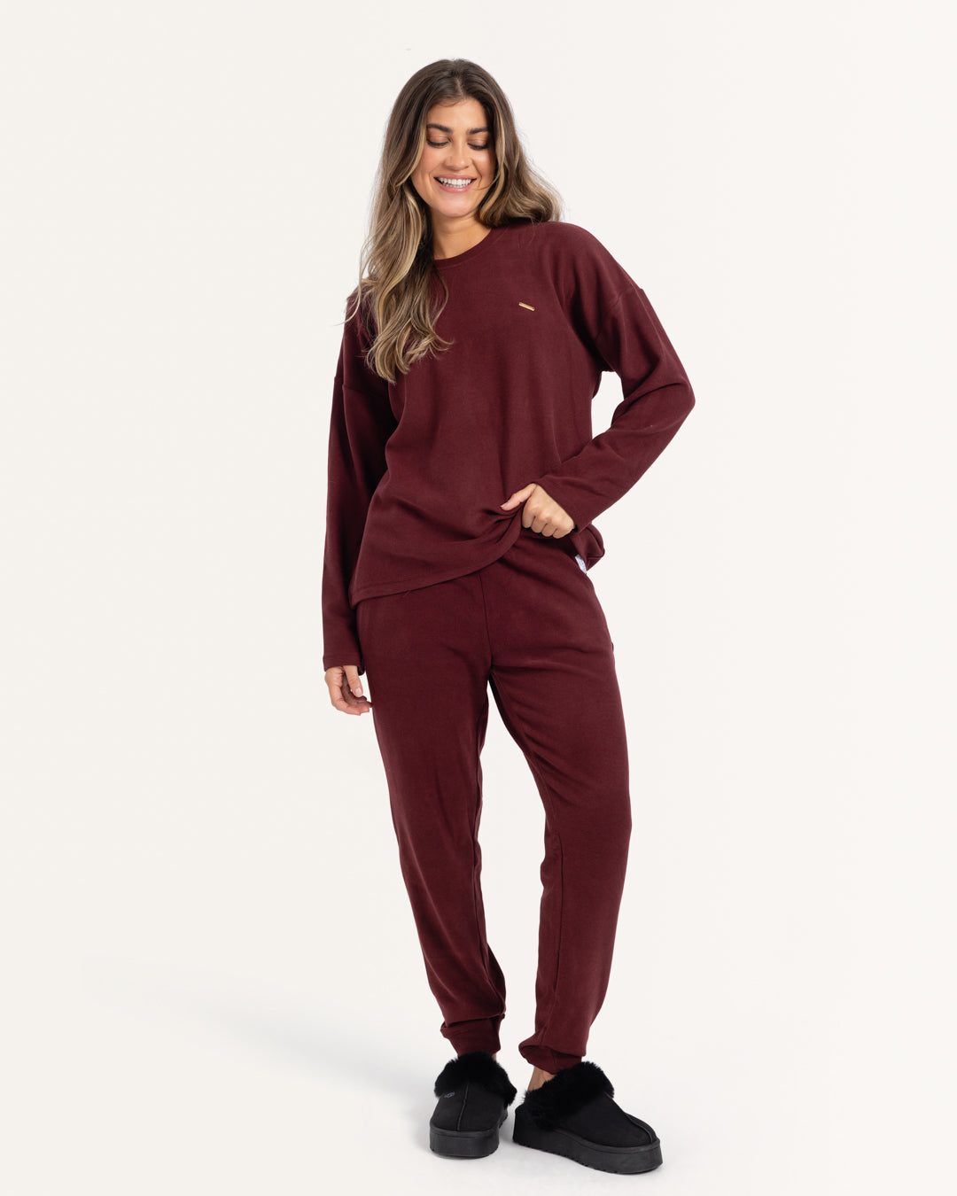 بيجاما بنطلون وتوب كُم طويل خريف