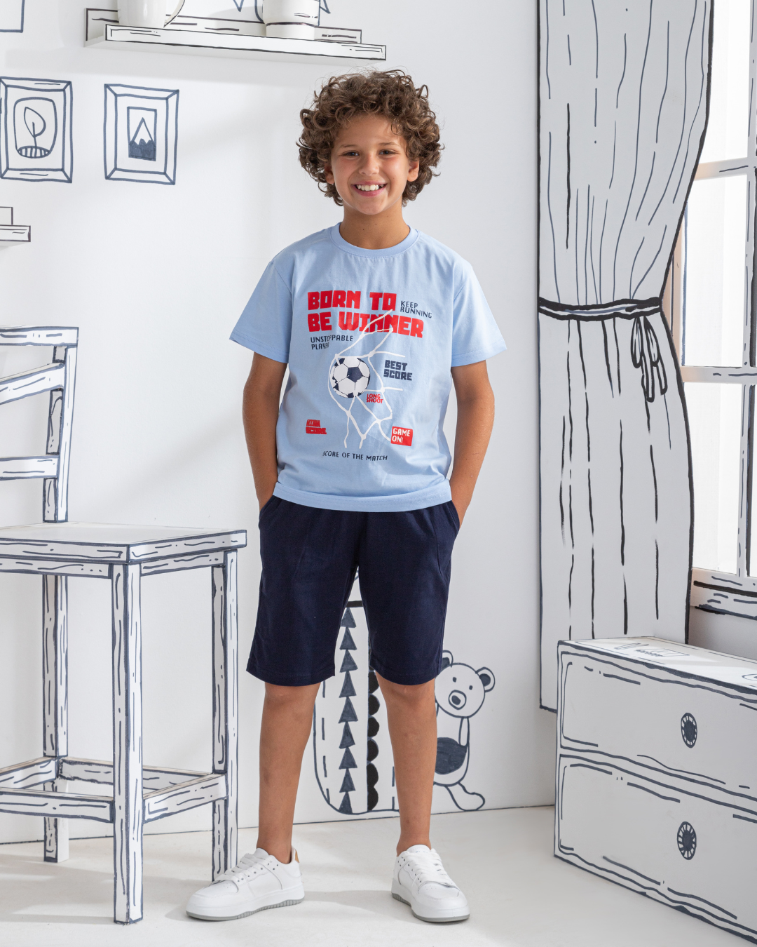 Winner بيجامه اولادي طباعة