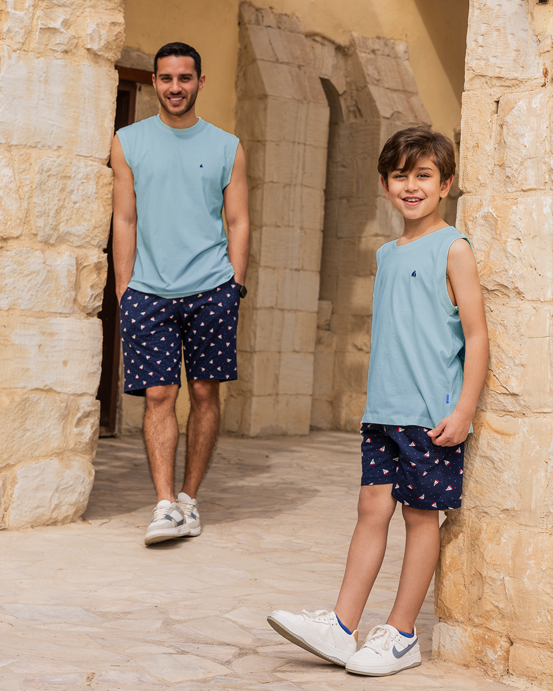 بيجاما كت و شورت قطن