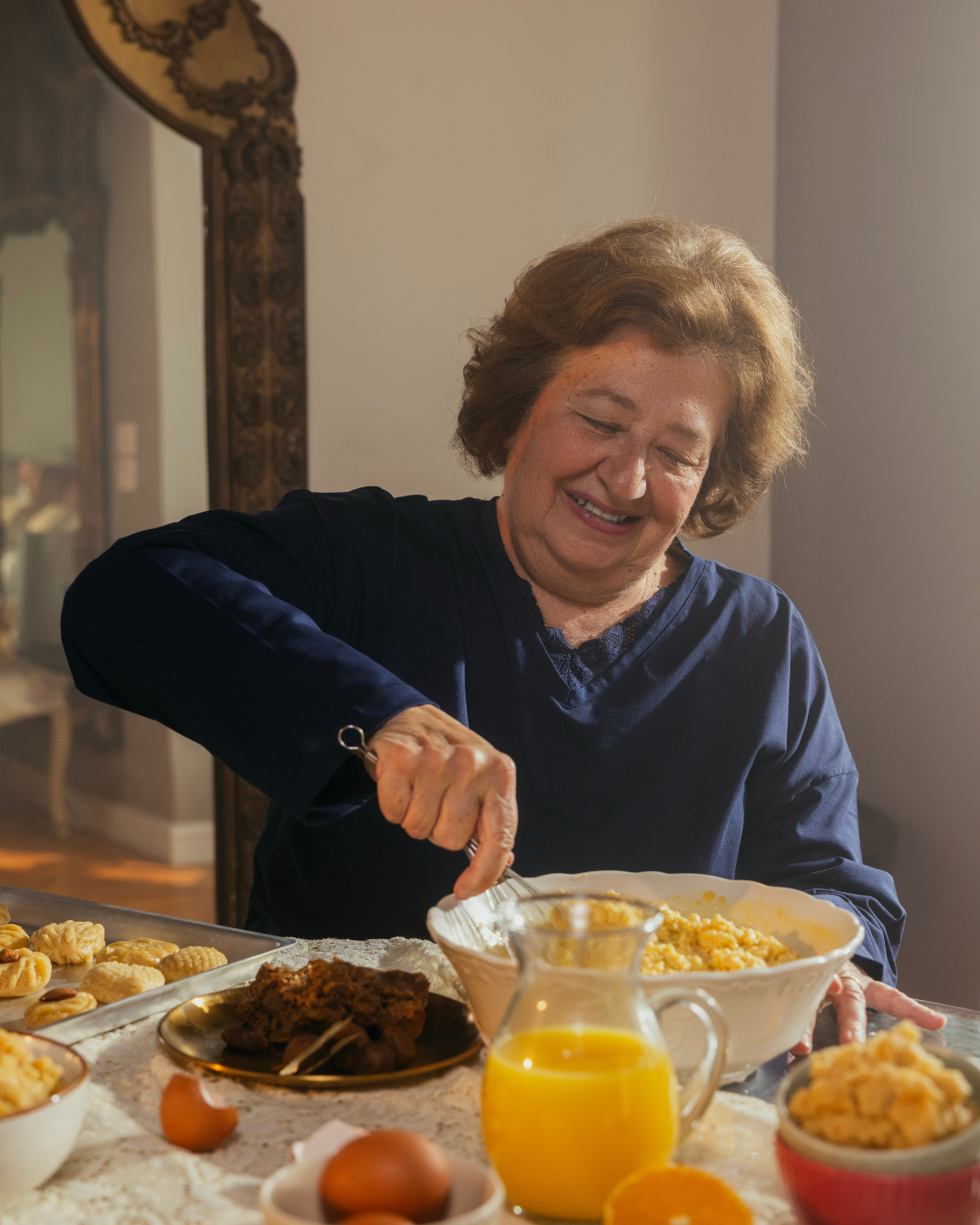 Lovely hearts بيجاما حريمي بكم و بنطلون مطبوع قطن