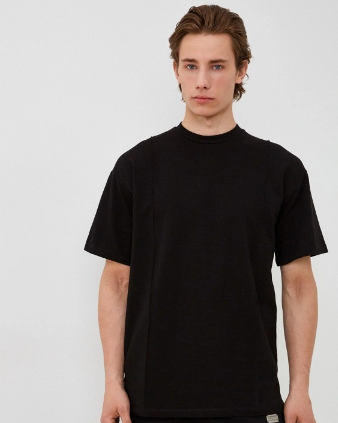 تيشرت رجالي نُص كُم سادة واسع