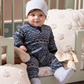 Printed Sleepsuit سالوبيت اطفالي قطيفة ناعمة مطبوع