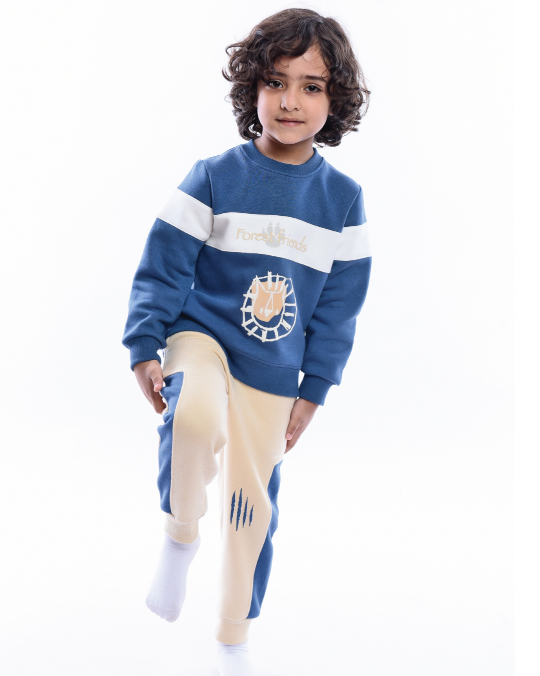 Forest frinds Pajama boys T-shirt + printed pants