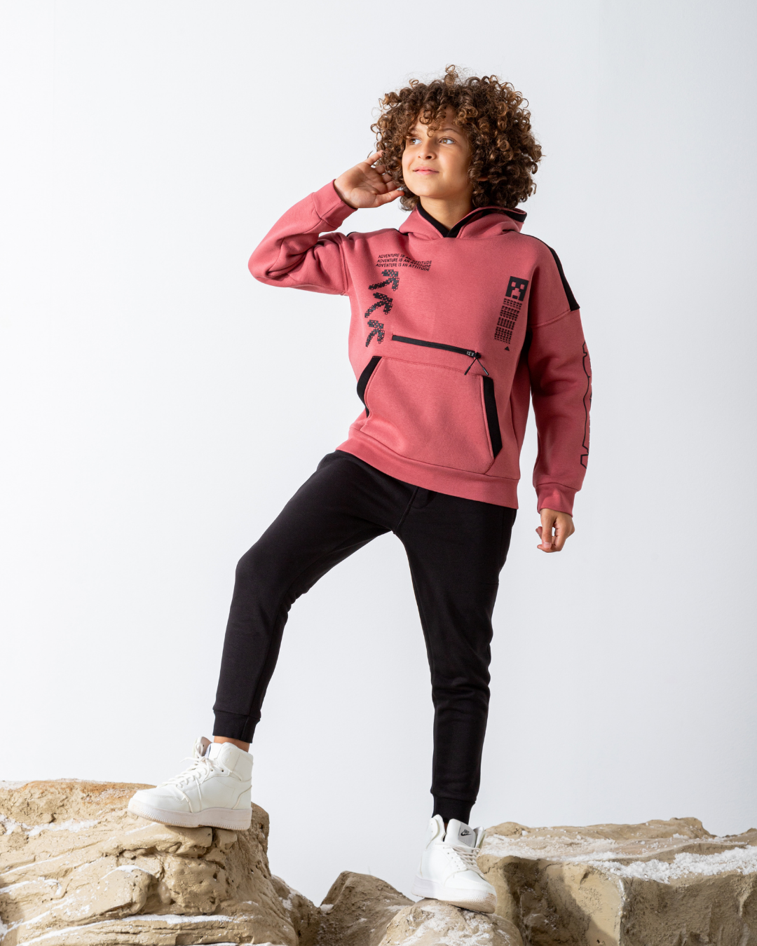 Oversize Minecraft بيجامه اولادي