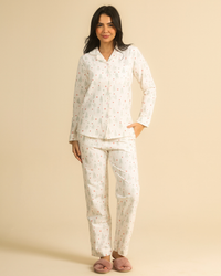 Winter wonderland classic button up pajama