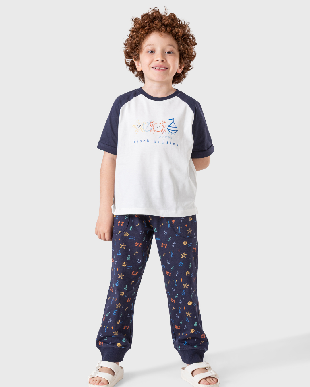 أصدقاء الشاطئ بيجاما اولادي