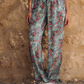 Colorful rose viscose pants