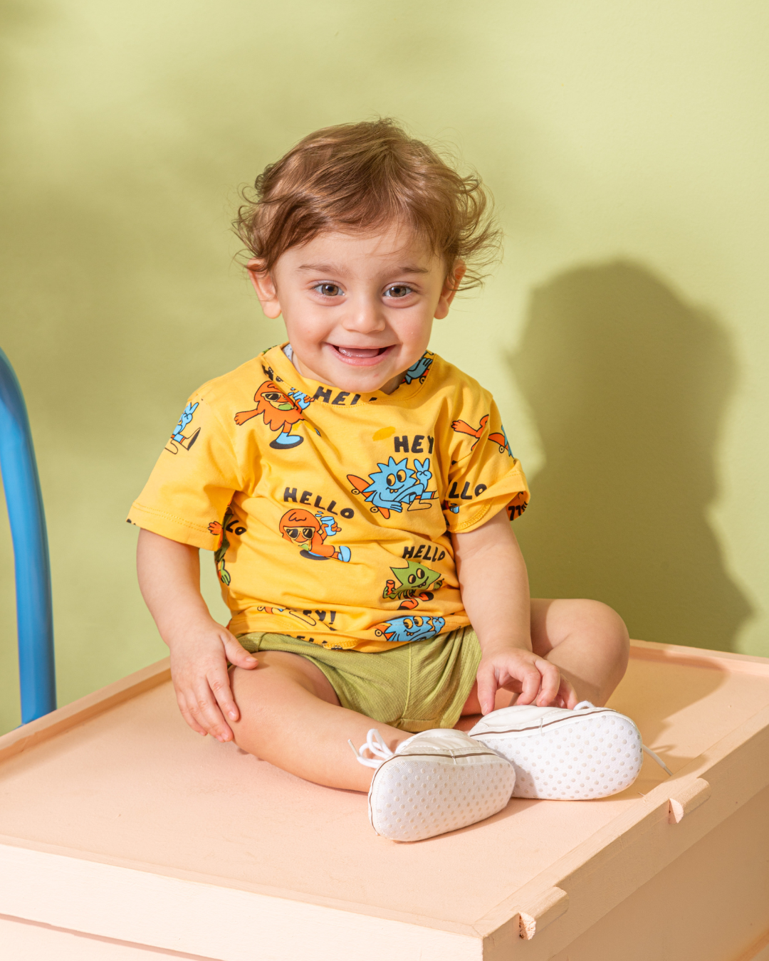 Hello Monster  NB بيجامه اولادي بيبي