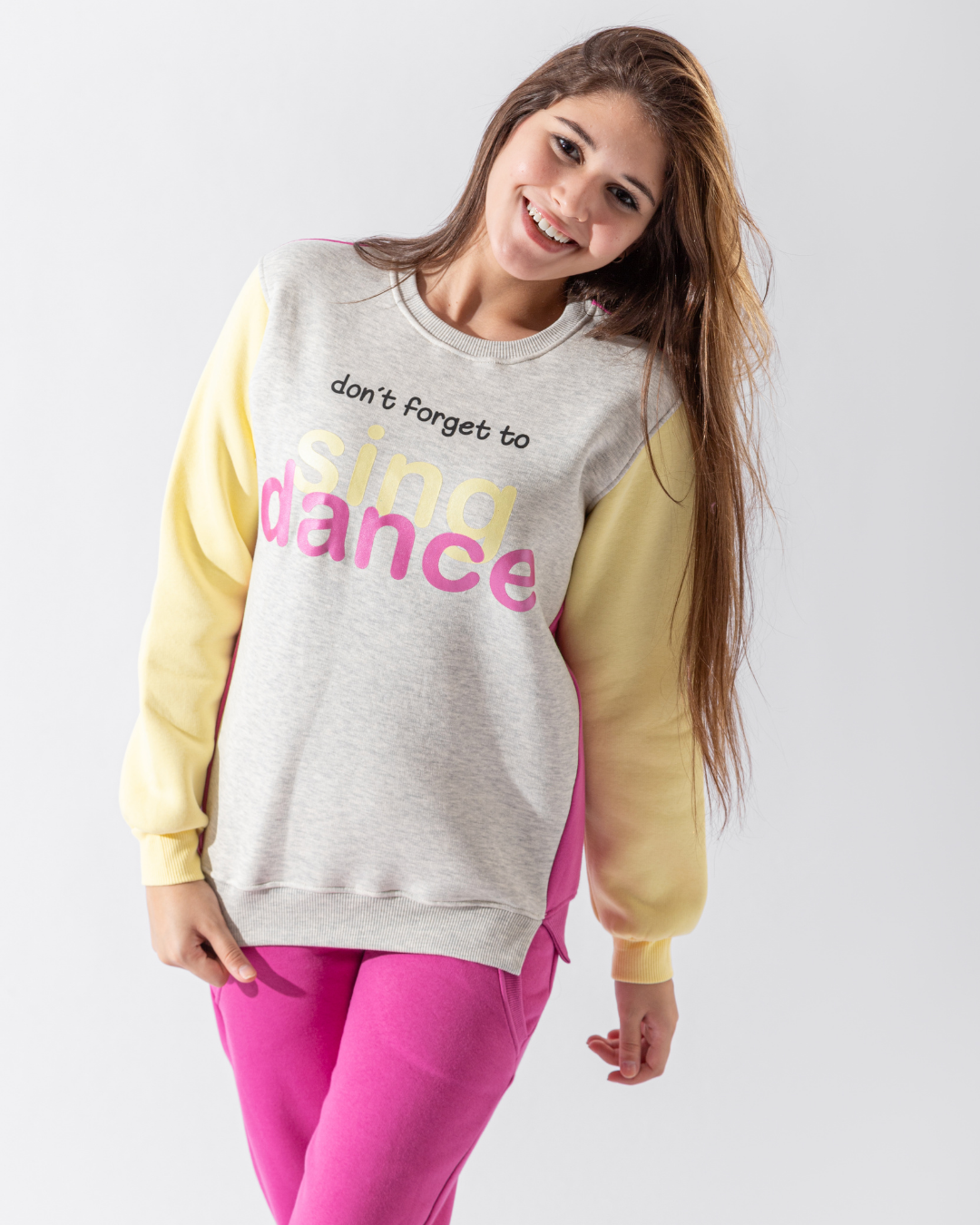 sing dance بيجامه  محير بناتي