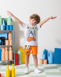 MARVY Looney Tunes duck بيجامة اولادي وسط شانيه