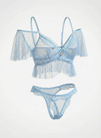 S24, Deux Pièces, Mousseline, Dentelle Sur la quantité