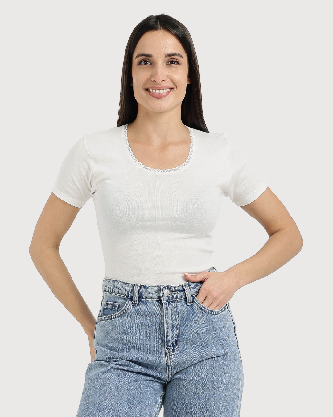 Women's Lace Half-Sleeve Bodysuit