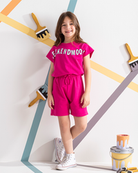 WEEK END MOOD Girls shorts bodysuit