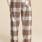 Women plained pants warm winter
