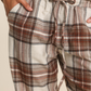 Women plained pants warm winter