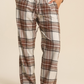 Women plained pants warm winter