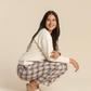 Sharing Warmth Women Pajama in Cream Color