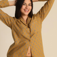Vintage Flowers Women Classic Pajama in ochre