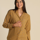 Vintage Flowers Women Classic Pajama in ochre