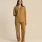 Vintage Flowers Women Classic Pajama in ochre