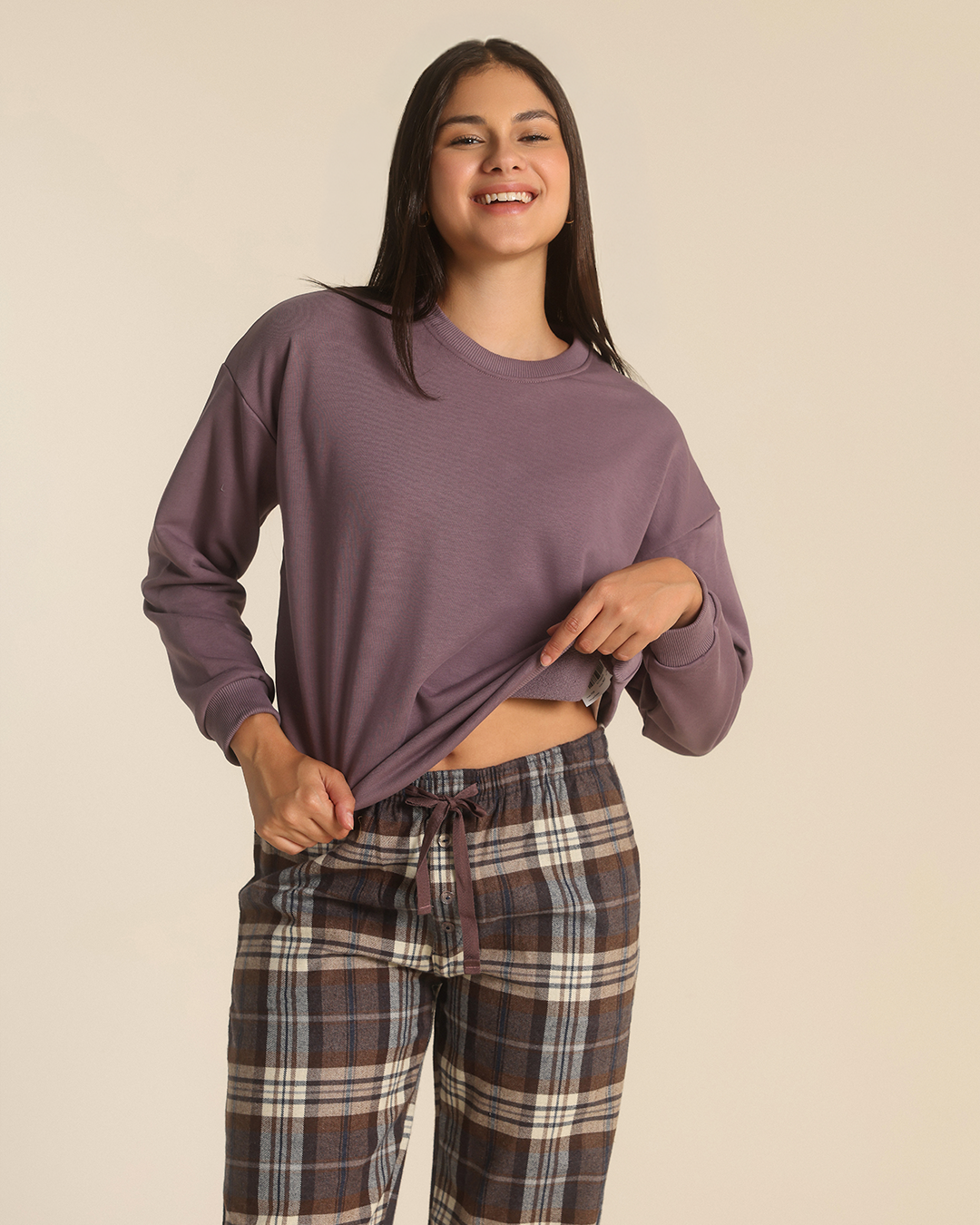 Sharing Winter Together Women Classic Pajama