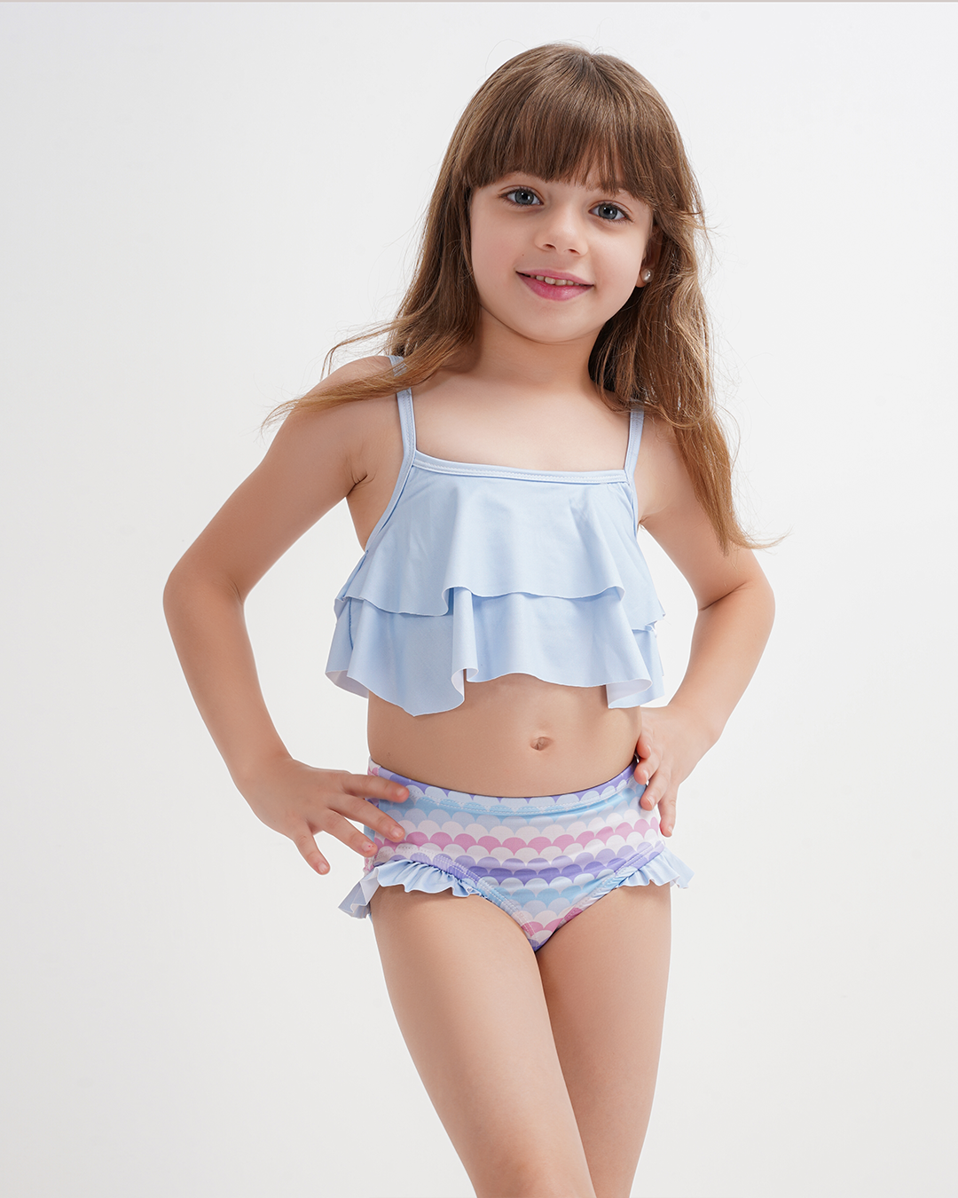 مايوه بناتي قطعتين Mermaid