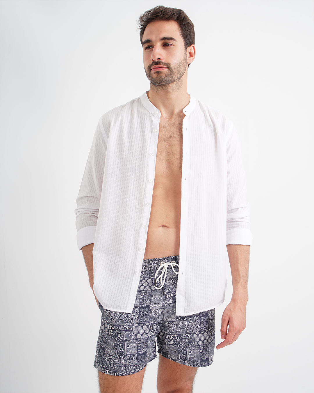 مايوه رجالي شورت مطبوع هواوي