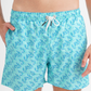 Men's swimsuit shorts leaf print