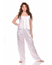 بيجامه حريمي ستان تيشرت حمالة وبنطلون