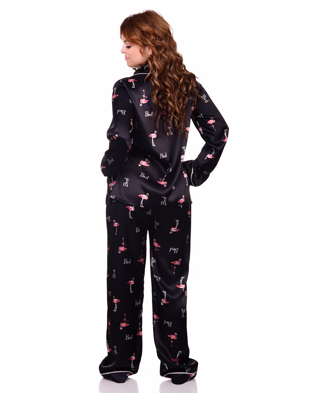 بيجامه حريمي بكم فلامنجو