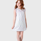 Nightgown with large floral pattern