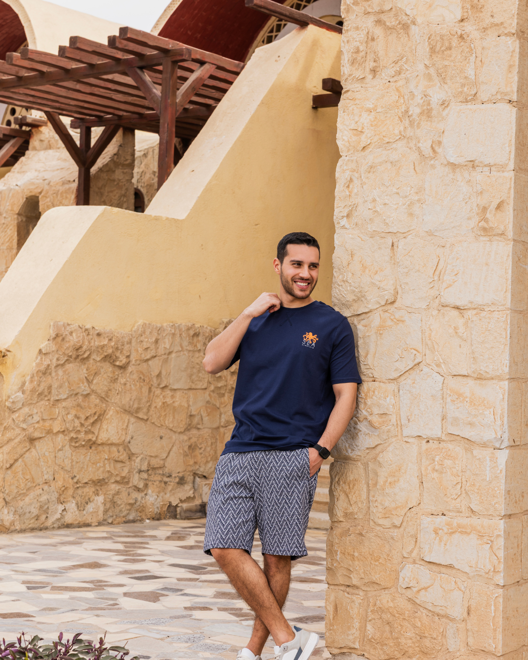 Octopus the sea creature بيجاما رجالي شورت