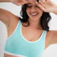2S soft bra, wide strap, printed