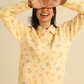 Women's quilted floral pajama set