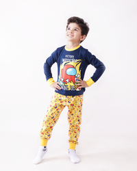 Among my boys' interlock cotton pajamas