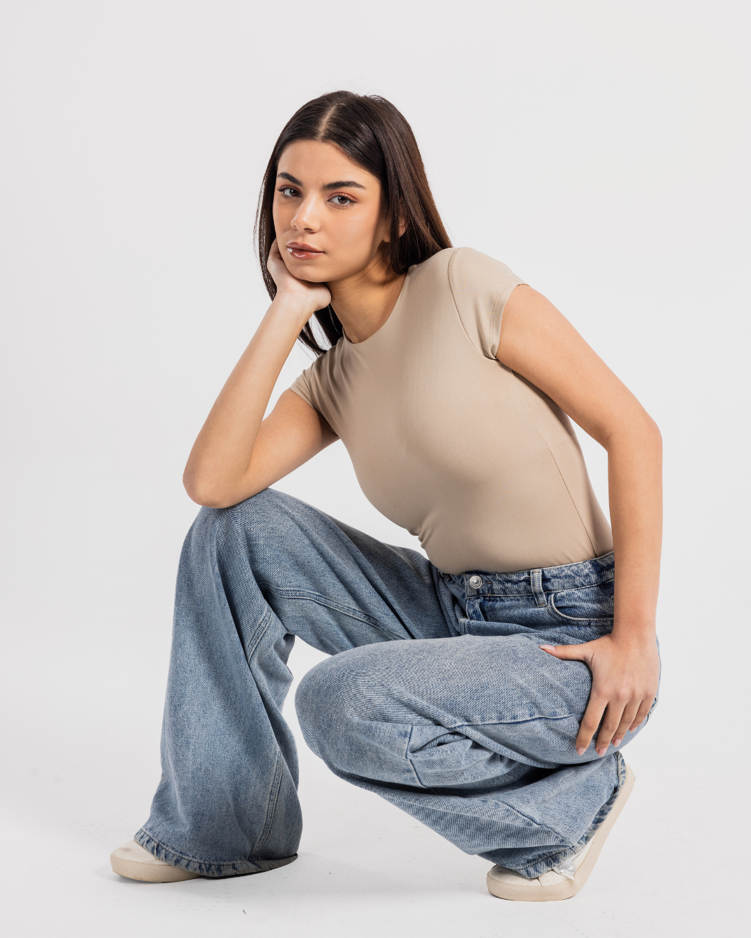 Polyamide كاش حريمي نص كم