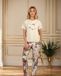 AUTUMN LOVE Women Pajama Bad and Boards